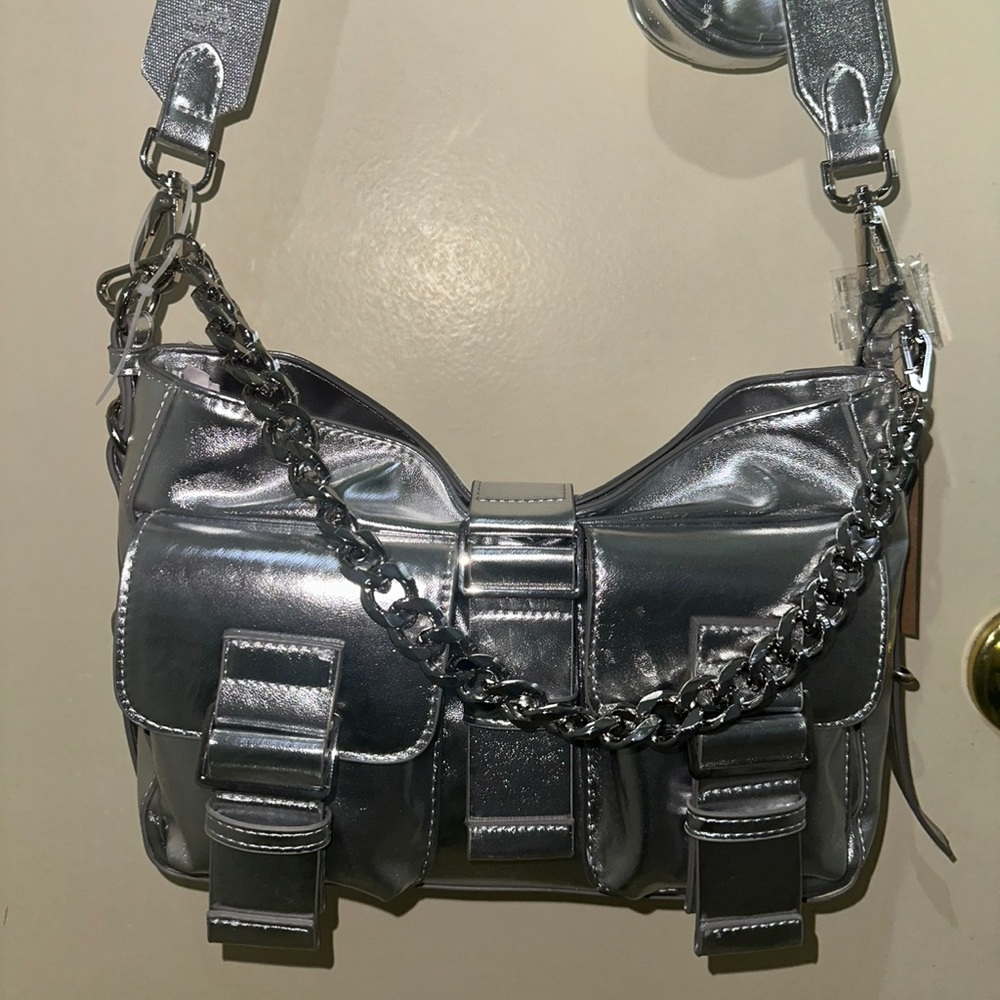 Steve Madden Silver Btilley Bag